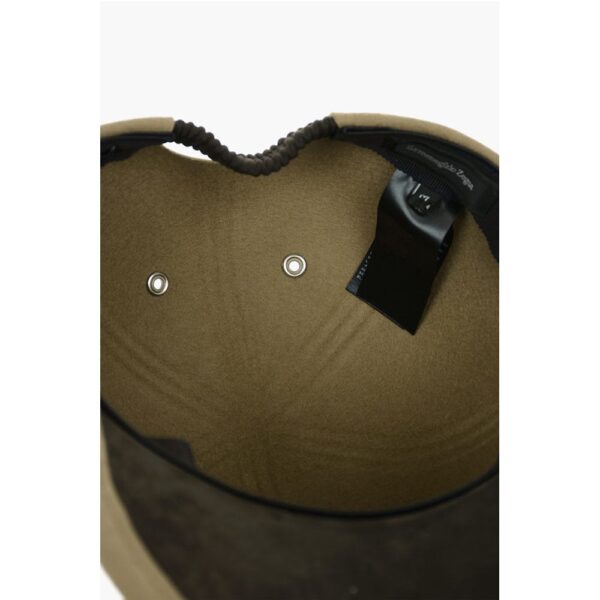 Ermenegildo Zegna Wool Hat with Leather Inner - Image 5