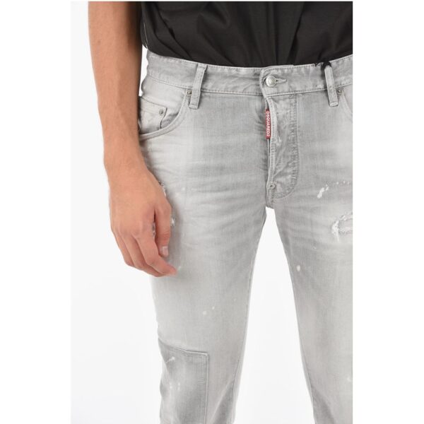 Dsquared² 16cm Distressed SKATER Jeans - Image 3