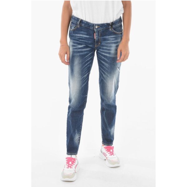 Dsquared² Regular Waist Skinny Fit Jeans