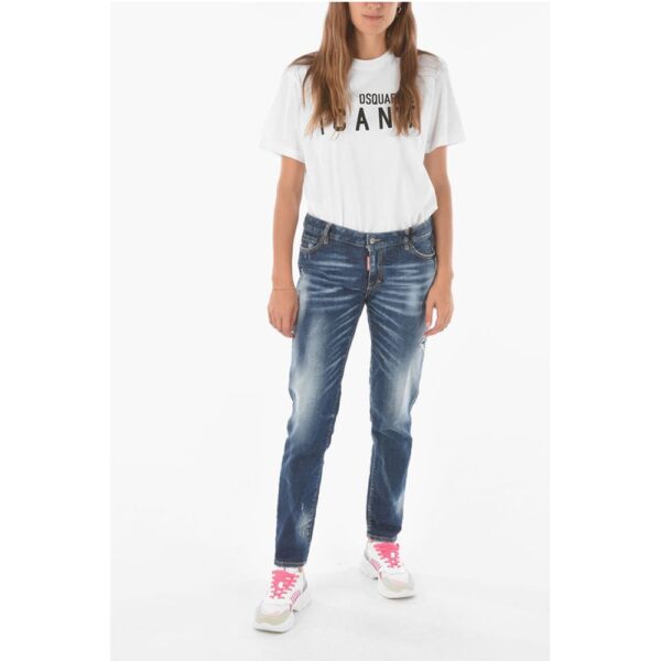 Dsquared² Regular Waist Skinny Fit Jeans - Image 4