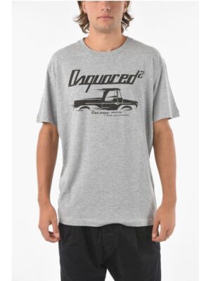 Dsquared² Flamed Cotton HIGH SPEED COOL FIT Printed T-shirt