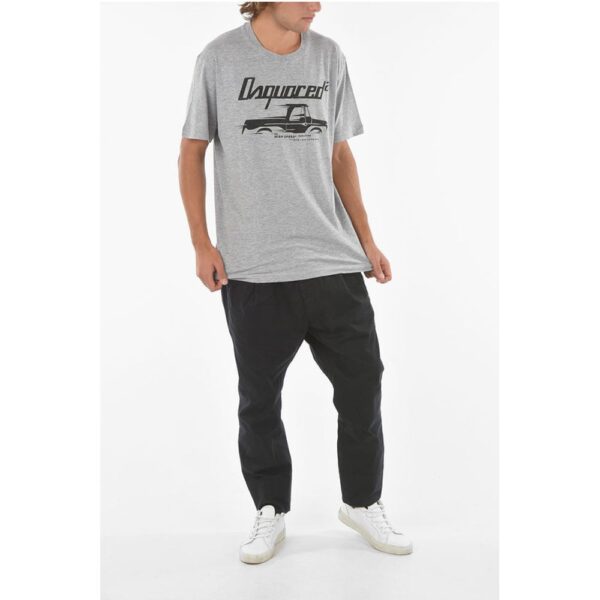 Dsquared² Flamed Cotton HIGH SPEED COOL FIT Printed T-shirt - Image 4