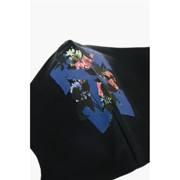 Off-White cotton FLOWER STRIPE ARROW face mask - Image 2