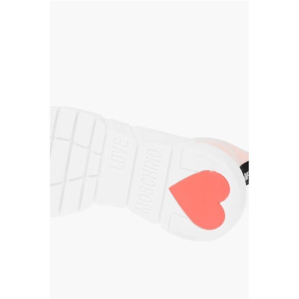 Moschino LOVE Sock High-top Sneakers GOMMA35 with Logo - Image 5