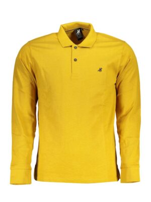 U.S. Grand Polo Classic Yellow Cotton Polo with Embroidery