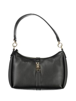 Tommy Hilfiger Black Polyester Handbag