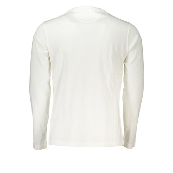 La Martina Chic Crew Neck Embroidered White Tee - Image 2