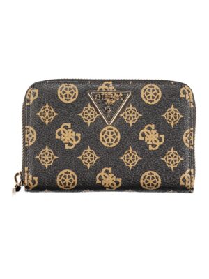 Guess Jeans Brown Polyethylene Wallet