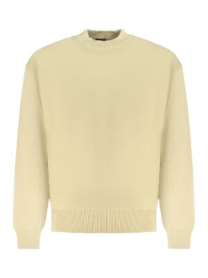 Hugo Boss Beige Cotton Men Sweater