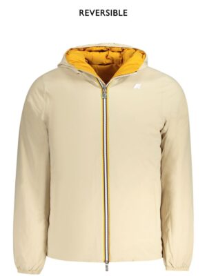 K-WAY Beige Nylon Men Jacket