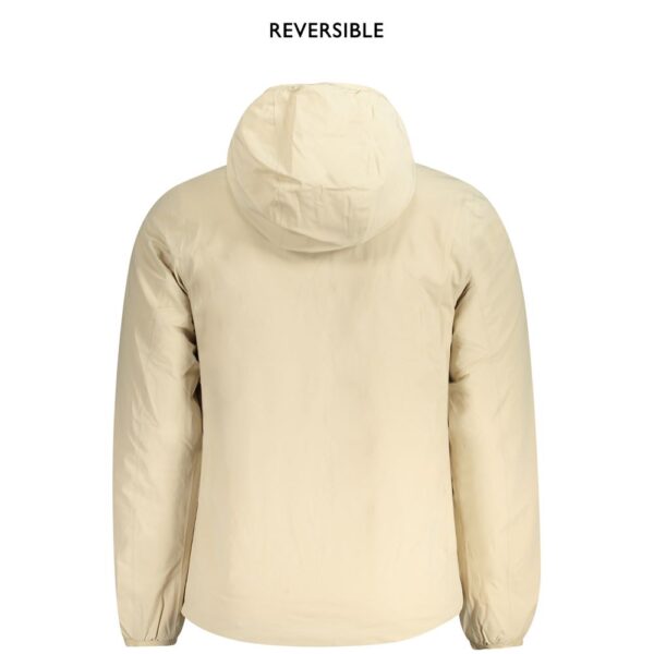 K-WAY Beige Nylon Men Jacket - Image 2