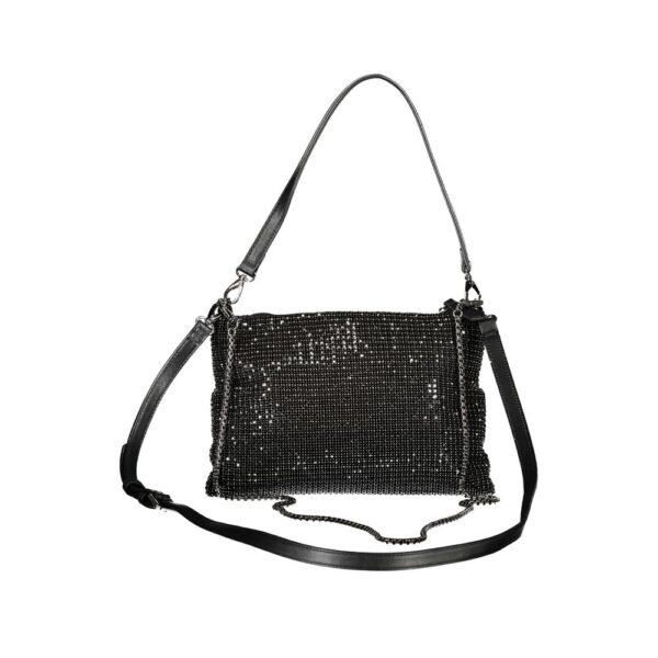 Valentino Bags Black Polyester Women Handbag with Rhinestone Details - Image 2
