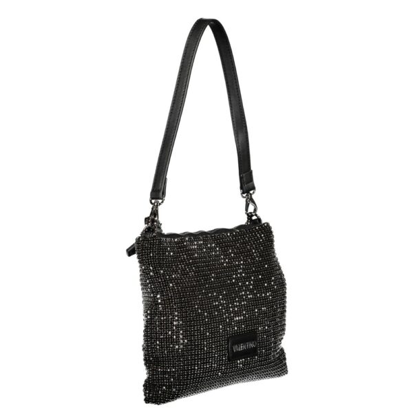 Valentino Bags Black Polyester Women Handbag with Rhinestone Details - Image 3