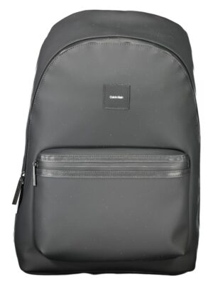 Calvin Klein Black Polyester Men Backpack