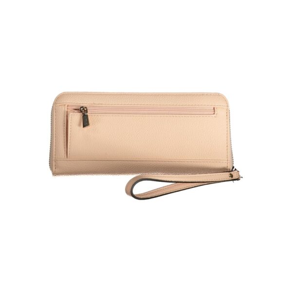 Guess Jeans Pink Polyethylene Wallet - Image 2
