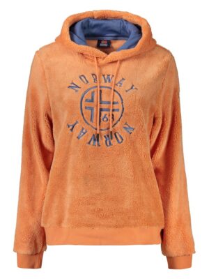Norway 1963 Orange Polyester Women Sweater