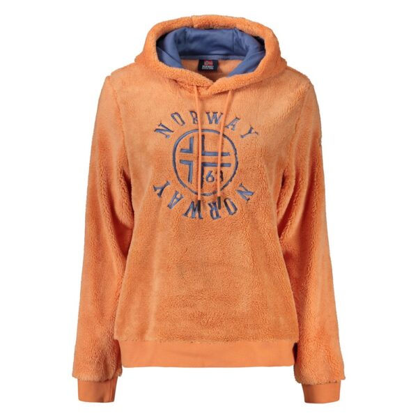 Norway 1963 Orange Polyester Women Sweater