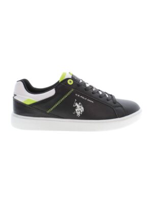 U.S. POLO ASSN. Black Polyester Men Sneaker