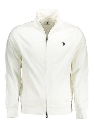 U.S. POLO ASSN. White Cotton Men Sweater