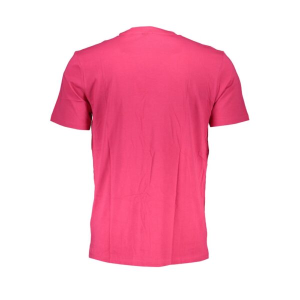 Hugo Boss Pink Cotton Men T-Shirt - Image 3