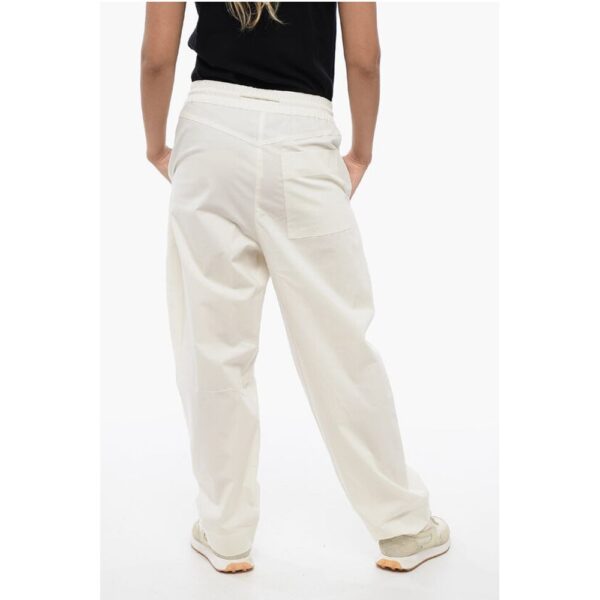 Armani Stretch Cotton Pants with Drawstring - Image 2