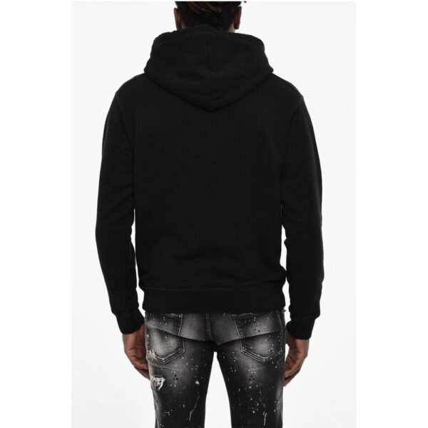 Dsquared² Cotton Hoodie with Frontal Printed - Image 2