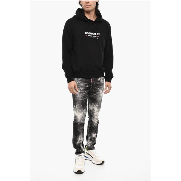Dsquared² Cotton Hoodie with print - Image 4