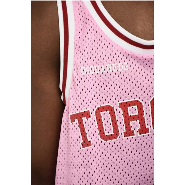 Dsquared² Perforated Tank Top with Contrast Bands - Image 4