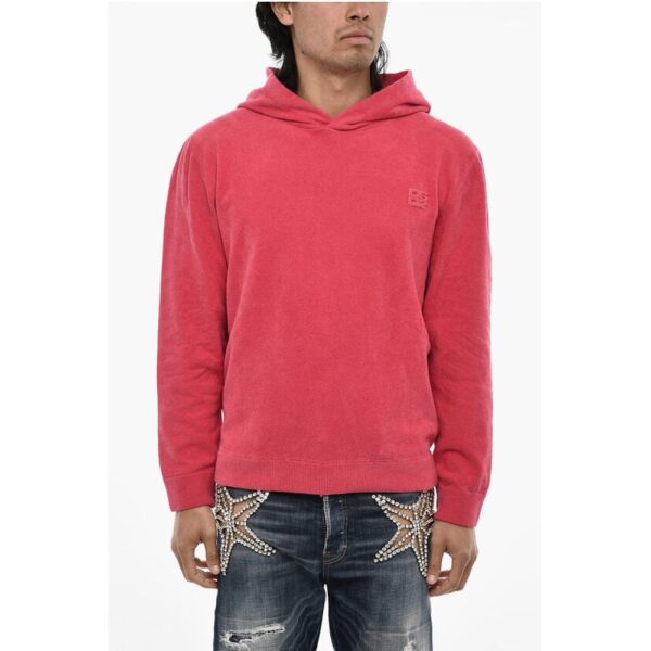 Dsquared² Terry Cotton Hoodie with Monogram