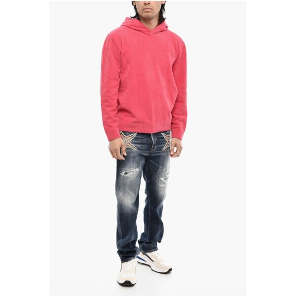 Dsquared² Terry Cotton Hoodie with Monogram - Image 4