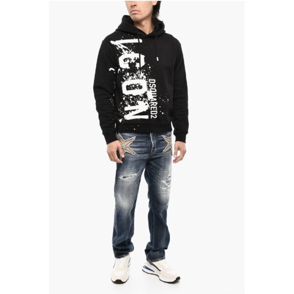 Dsquared² Frontal Maxi Monogram Hoodie - Image 4