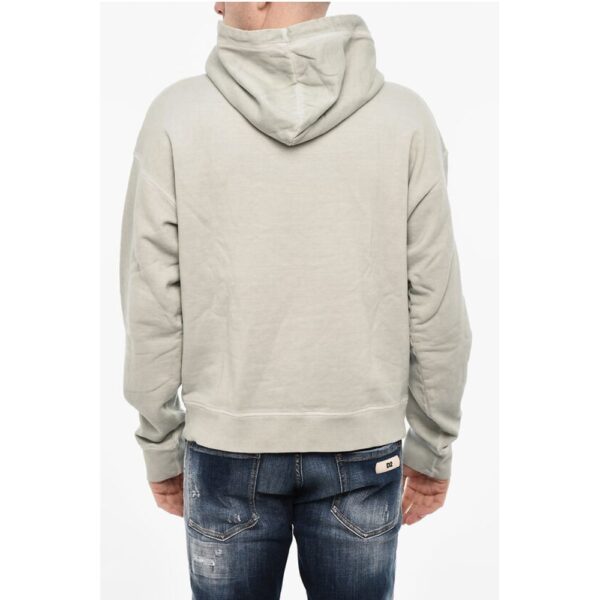 Dsquared² Fleeced-Cotton Hoodie - Image 2