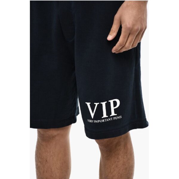Dsquared² Cotton Shorts with Hem Print - Image 3