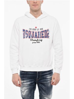 Dsquared² Cotton Hoodie With Maxi Logo