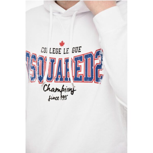 Dsquared² Cotton Hoodie With Maxi Logo - Image 3