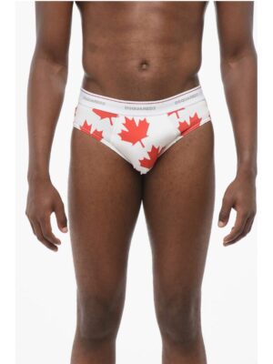 Dsquared² Printed Cotton Blend LEAF Slip