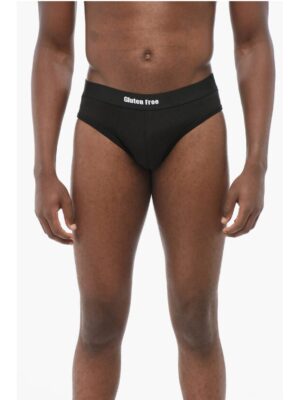 Dsquared² Cotton Blend Slip with Logoed Elastic Waistband