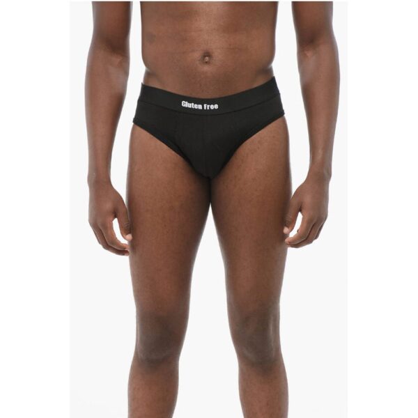 Dsquared² Cotton Blend Slip with Logoed Elastic Waistband