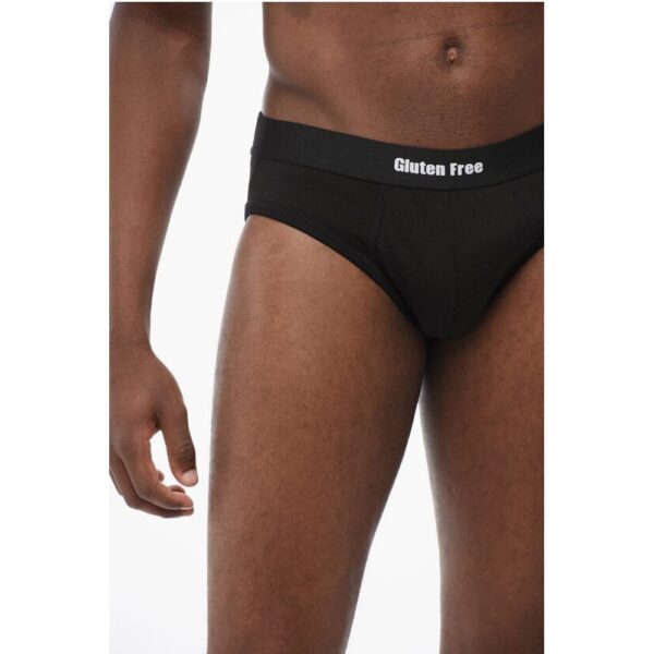 Dsquared² Cotton Blend Slip with Logoed Elastic Waistband - Image 3