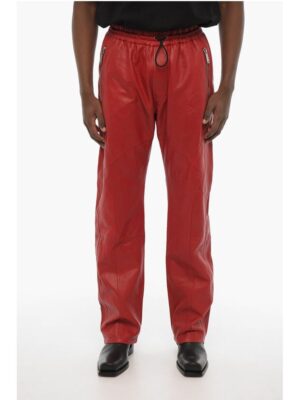Dsquared² Drawstring Waist 2 Pockets Leather Pants