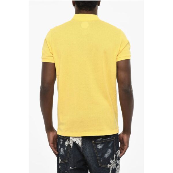 Dsquared² Perforated TENNIS LEAF Polo Shirt with 3 - Buttons - Image 2