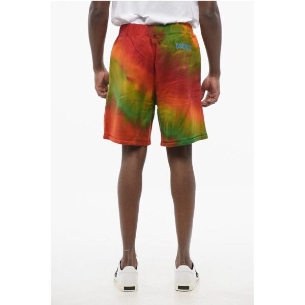 Dsquared² Tie Dye Jersey Shorts with Elastic Waistband - Image 2