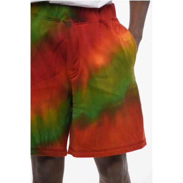 Dsquared² Tie Dye Jersey Shorts with Elastic Waistband - Image 3
