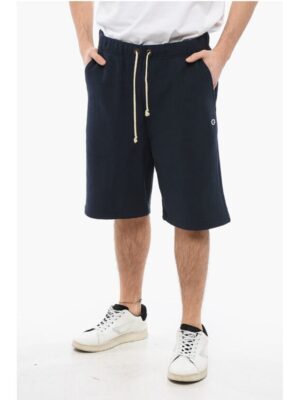 Champion Fleeced-Cotton Shorts with Drawstring Waist and 2 Pockets