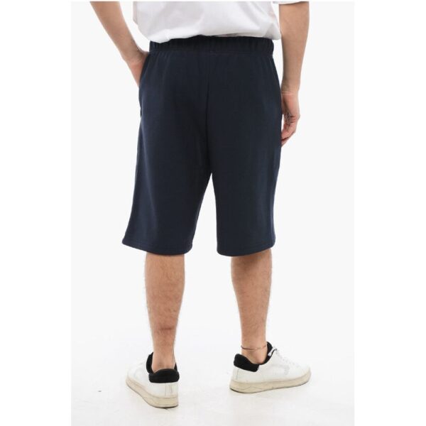 Champion Fleeced-Cotton Shorts with Drawstring Waist and 2 Pockets - Image 2