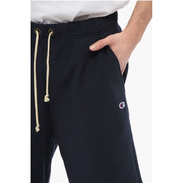 Champion Fleeced-Cotton Shorts with Drawstring Waist and 2 Pockets - Image 3