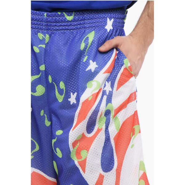 Sky High Farm All-Over Printed Perforated Shorts with Drawstring Waist - Image 3