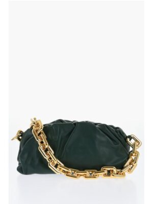 Bottega Veneta Leather THE CHAIN POUCH Bag with Magnetic Closure