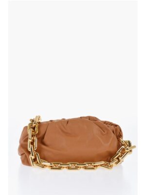 Bottega Veneta Leather THE CHAIN POUCH Bag with Magnetic Closure