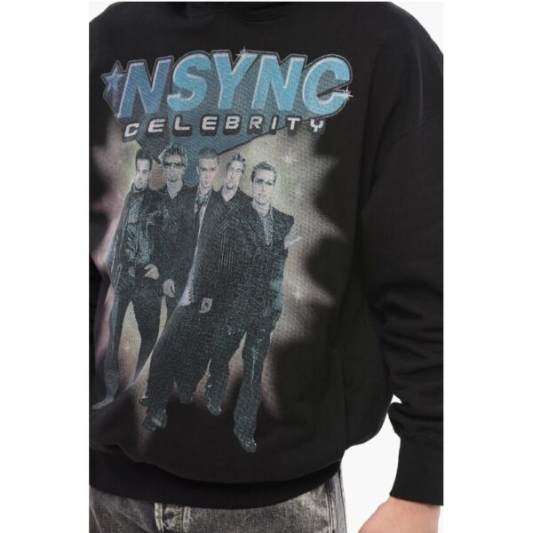 1989 Studio Brushed Cotton NSYNC CELEBRITY Hoodie with 2-Pockets - Image 3